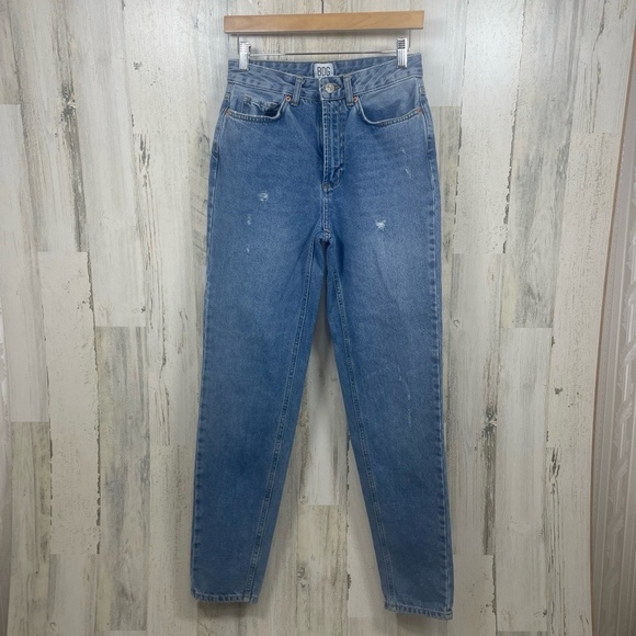 BDG Denim - BDG Urban Outfitters Mom Jeans High Rise size 25 Distressed Medium Wash‎ Baggy